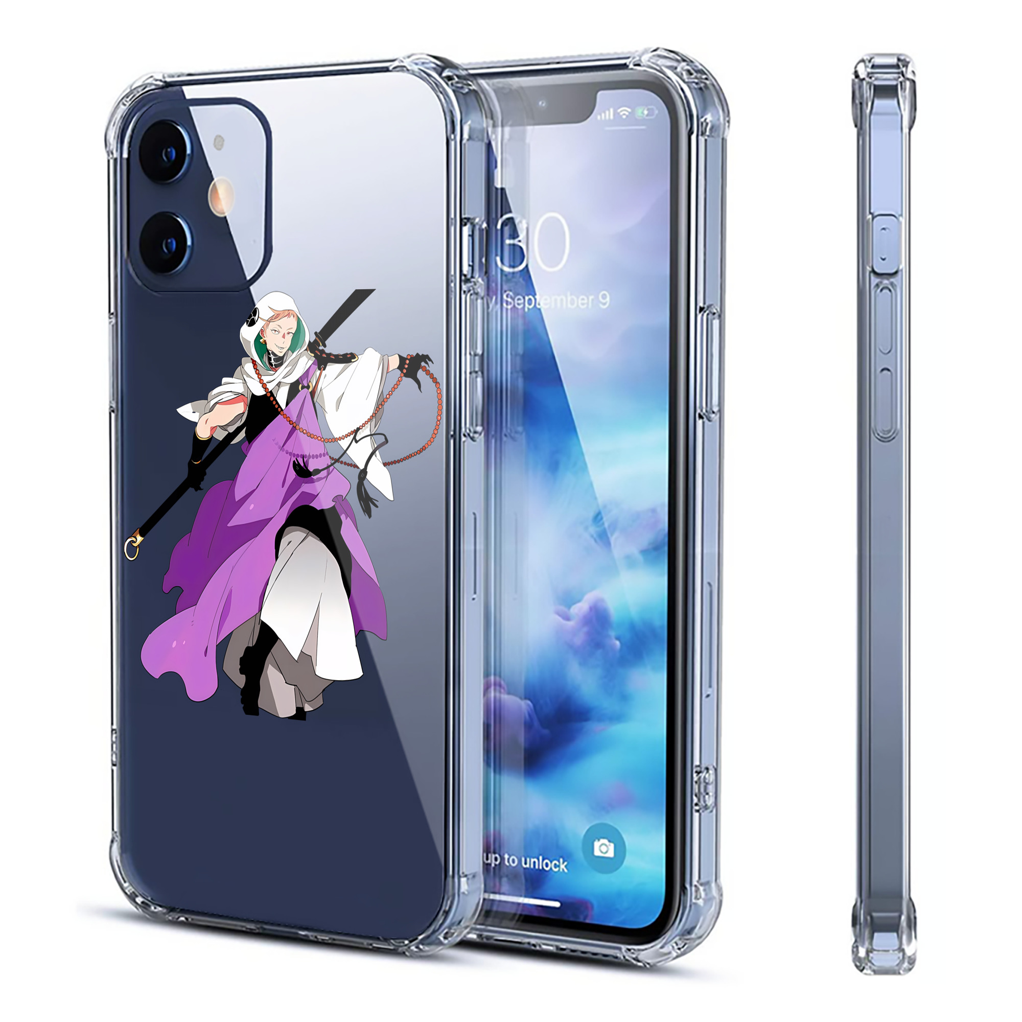 （画像用） 刀剣乱舞 Touken Ranbu 【iPhone 12シリーズ対応】透明スマホケース（クリアソフトケース）